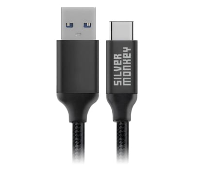 Silver Monkey Kabel USB-A na USB-C 2 m 45W